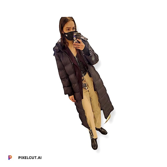 Long puffer jacket - Picture 2 of 12